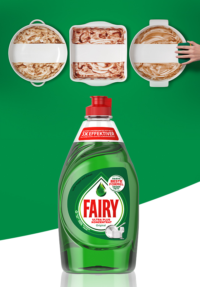 Fairy: Jetzt dreimal stärker gegen Eingebranntes