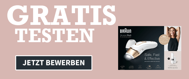 Neue Braun IPL-Geräte: 180 Tester:innen gesucht