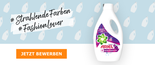 Ariel Produkttest: 75 Fashion-Fans gesucht