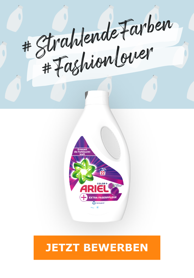 Ariel Produkttest: 75 Fashion-Fans gesucht